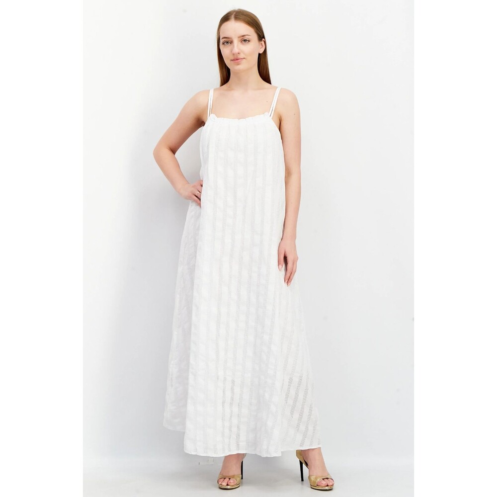 NWT BB Dakota By Steven Madden XS Maxi Dress Eyelet Strappy Cotton Boho